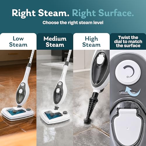 Image of Steam & Go 10-in-1 Multi-Surface Steam Mop - Deep Clean with Heat