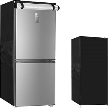 Oxford Refrigerator Cover, Refrigerator Protection, Dustproof, Reusable, Upright Freezer, Garden Outdoor Refrigerator, Outdoor 56*59*87cm