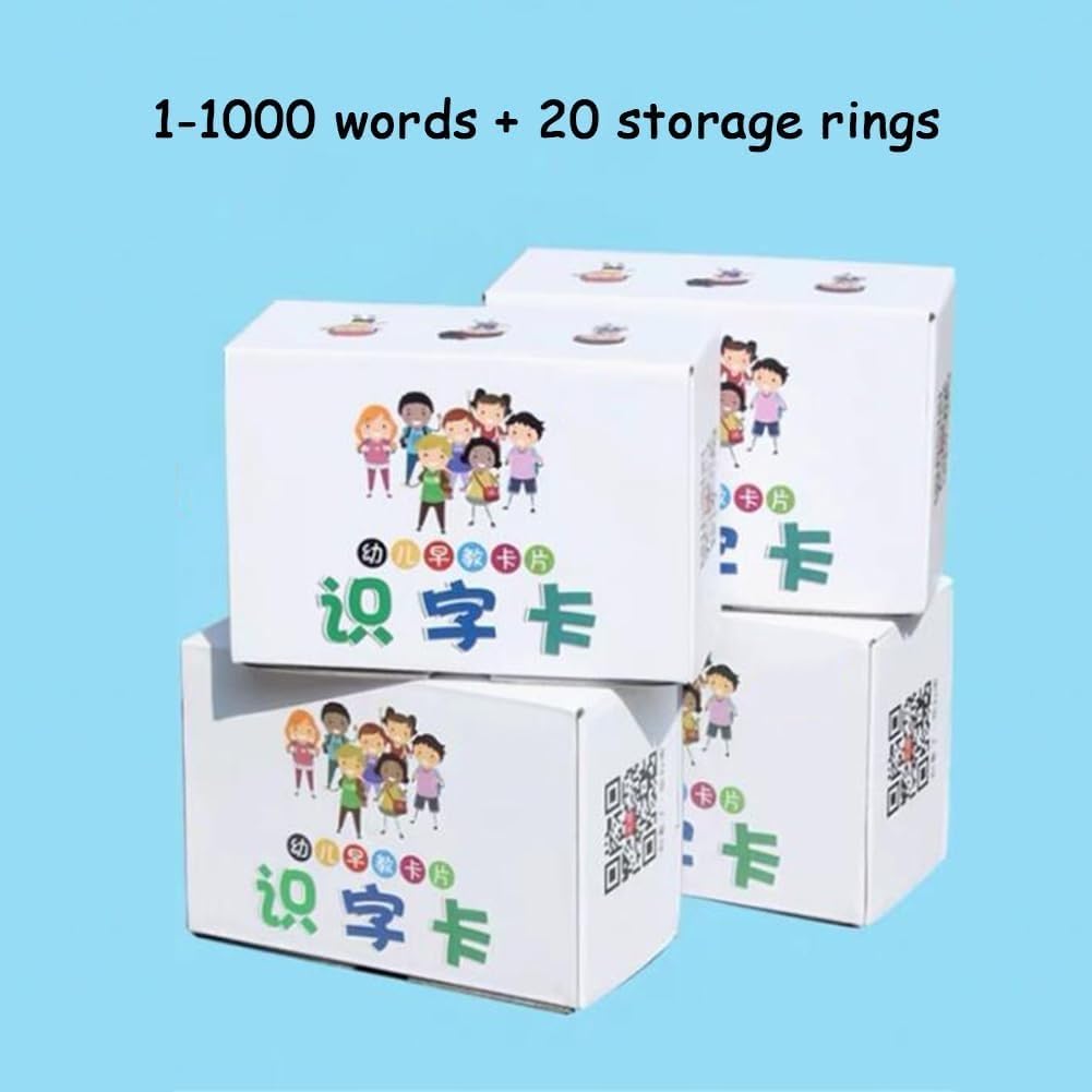 Cartes de caractères chinois for l'apprentissage du mandarin kit de cartes graphiques Flash for l'apprentissage des caractères chinois cartes flash chinoises cartes Pinyin for débutants(1000 words)