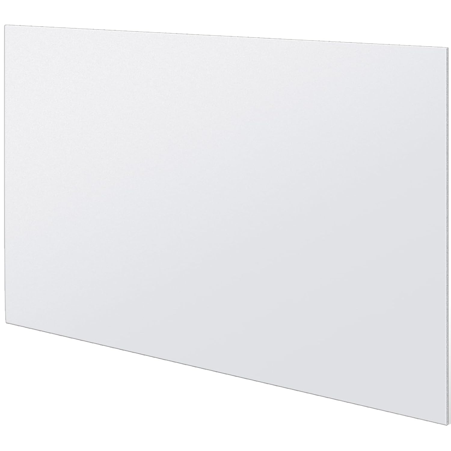 Threehoney 1 Pcs White Hdpe Sheet 1/4" Thick 12 x 16 Inch, HDPE Plastic Sheet High Density Polyethylene Board Flexible Solid Plastic Block for DIY Projects Crafts Machining Home