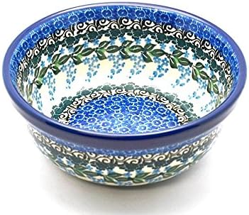 Polish Pottery Bowl - Salad - Wisteria