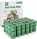 OIRLVCE 360 Dog Poo Bags 24 Rolls Dog Poop Bags, Extra Thick Strong Leak Proof Dog Waste Bags, Green