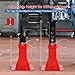 PtioHavn Heavy Duty Car Jack Stand, Pin Type Adjustable Height Automotive Jack Stands with Lock, 22 Ton (44,000 lb) Capacity, Red, 1 Pair