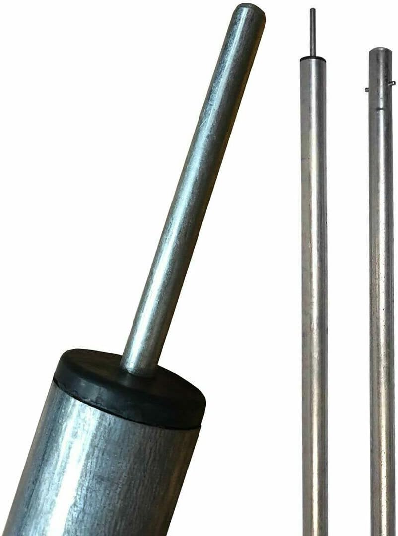 Party Tents Direct Replacement Side Pole | 7 ft Tall | Compatible with Weekender Pole Tents | Galvanized Steel | Heavy Duty | 1.25 in Diameter