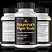 rize labs (Pack of 3 Emperor's Vigor Tonic for Men, All-Natural Male Formula, Original Supplement to Support Overall Health and Performance, Official Reviews (180 Capsules)