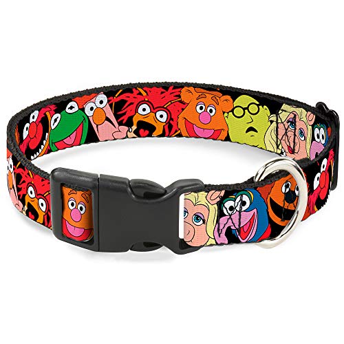 Buckle-Down Plastic Clip Collar - Muppets Faces
