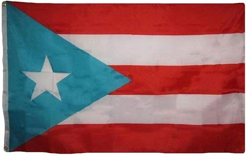 Trade Winds Bandera azul claro de Puerto Rico de 5 x 8 pulgadas 5 x 8 pies de alta calidad para casa, resistente a la decoloración