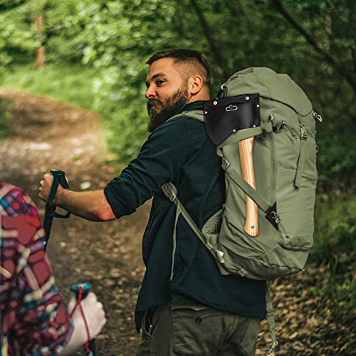 image for sanyi Camping Axe, Hatchet for Wood Splitting and Chopping, 15'' Garde