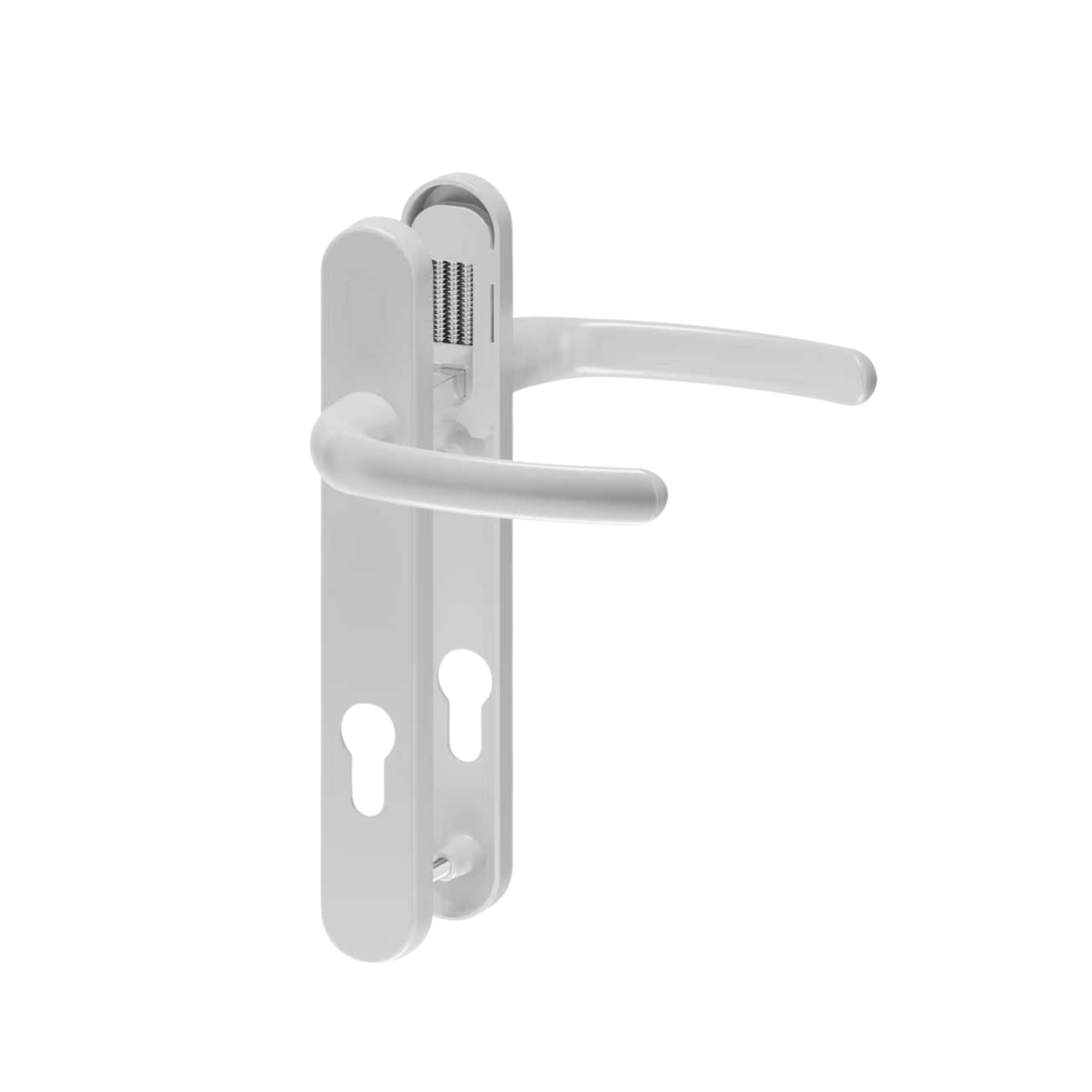 Upvcstore White - Direkt Upvc Door Handle 122Mm Screw Centres 92Pz – Sprung Lever/Lever Replacement Set For Double Glazing & Composite Doors – Reversible, Weather-Resistant & Salt-Spray Tested