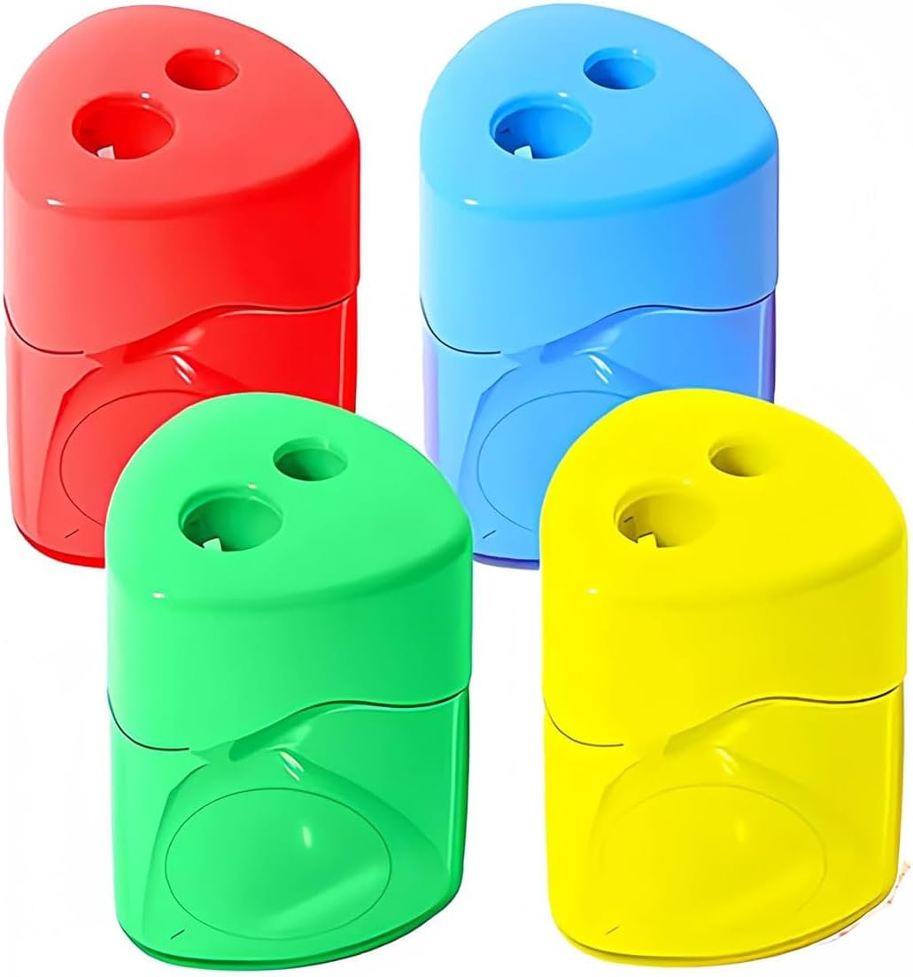 Dual Holes Pencil Sharpener Pencil Sharpener for Students Class Home Office