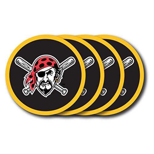 Duck House Sports Pittsburgh Pirates Coaster Set 4-PK.