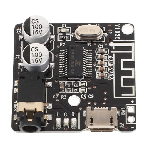 FELTECHELECTR Audioverstärkerplatine Auto 50 Empfängermodul Selbstgemacht Autoradio Empfängerplatine mit Stabiler Verbindung Vielseitiger Audioformat Unterstützung und Hoher Kompatibilität