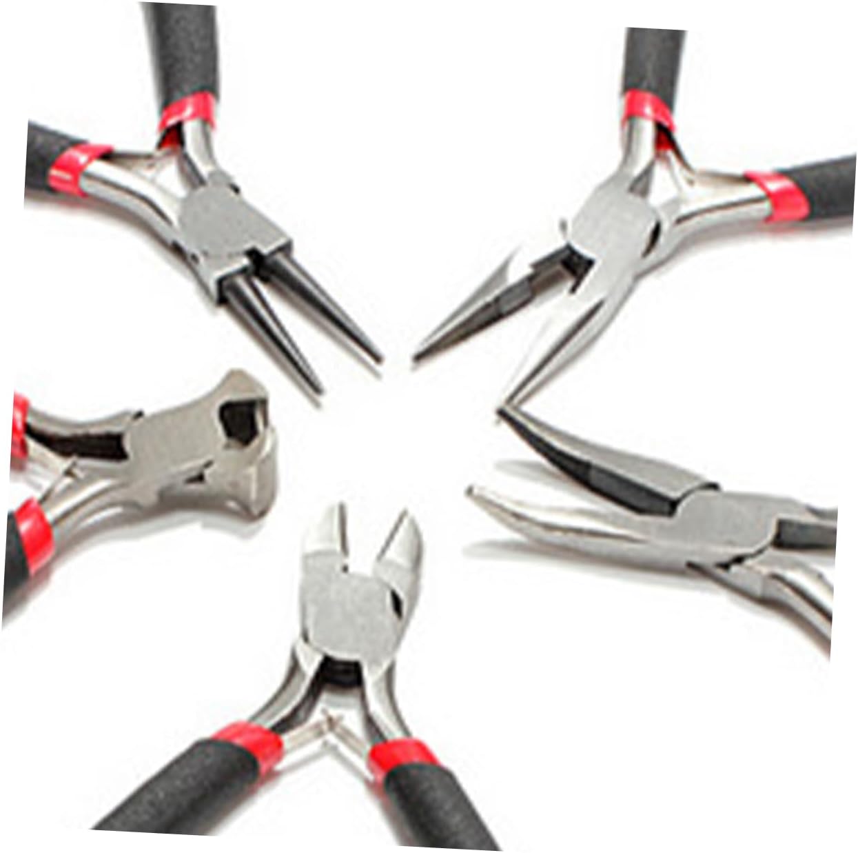 Mini Jewelry Plier Set 5Pcs Metal DIY, for Jewelry Crafters