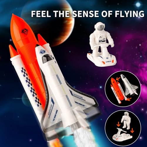 image for Wbzle Space Exploration Shuttle Toys, Space Explorer Toy Kit, Include 
