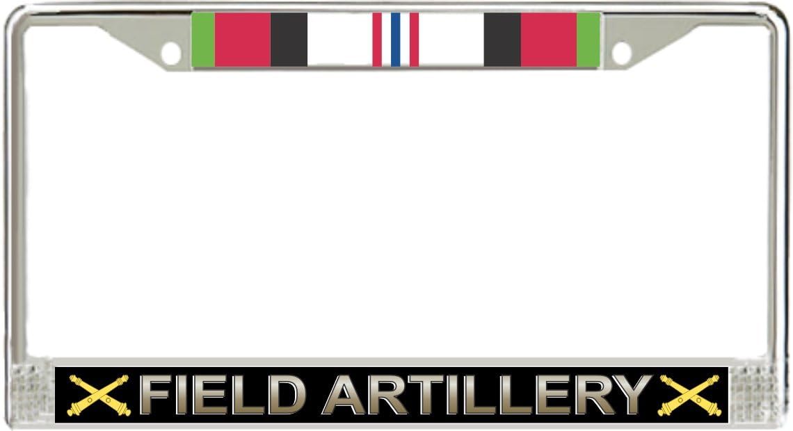 MilitaryBest U.S. Army Field Artillery Afghanistan Veteran License Plate Frame