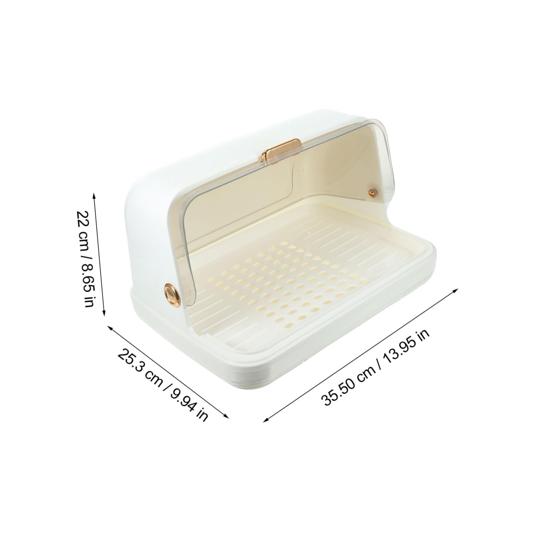 Mikinona Babyflaschen Trockengestell mit Deckel Großer Kapazitärer Becher und Tellerhalter Staubgeschützter Organizer für Babyflaschen und Küchenutensilien Platzsparend und Schnelltrocknend