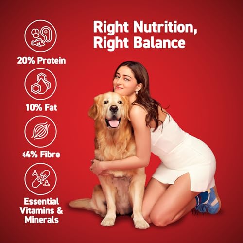 Image of Drools Adult Dry Dog Food, 20kg | Chicken and Egg Flavour | Brain Development | Easily digestible | Growth and Development