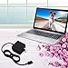 Laptop Charger Fit for Asus Chromebook Flip C100P C100PA C100 C201P C201PA C201 Notebook, (UL Safety Certified) (Not Fit USB C), Special USB 6 pin Connector, 24W