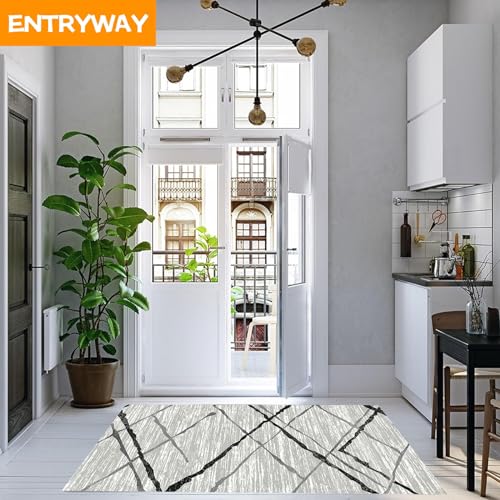 廊下敷きカーペット 吸着マット 80 x 170 cm ズレない 騒音対策 寒さ対策に 転倒防止 床暖房対応 踏み心地いい 廊下 カーペット 廊下敷き お手入れカンタン 廊下マット 玄関マット 階段マット トイレマット, I [4]