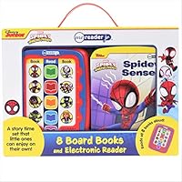 Marvel Spider-man - Spidey and His Amazing Friends- Me Reader Jr. Electronic Reader and 8 Sound Book Library - PI Kids: Me Reader Jr