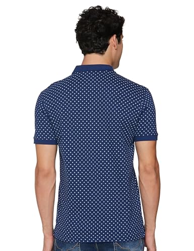 Image of Allen Solly Men's Cotton Polo T-Shirt | Printed Design | Regular Fit | Soft Comfortable Feel | Smart Casual Wear