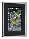 Bildgröße mit Rahmen: 43x53 cm Hochformat - Profilbreite des Rahmens: 23 mm - Sonderanfertigung