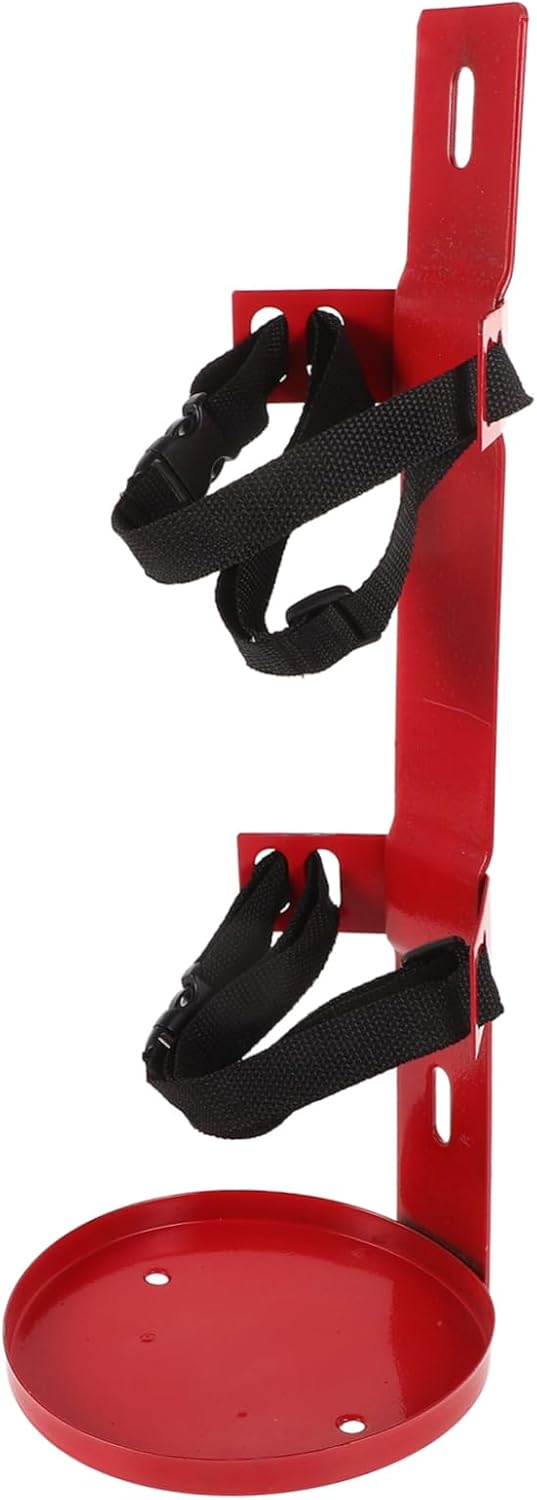 Heavy Duty Fire Extinguisher Mount Bracket Strap Passenger Vehicles Iron Wall Mount Holder Secure and Convenient Mounting Solution