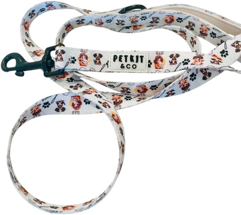 Petkit&Co Adjustable Dog Harness Set with Leash, Poop Bag Dispenser, ID Tag & Soft Dog Blanket – Everyday Walking Kit for Medium (M)