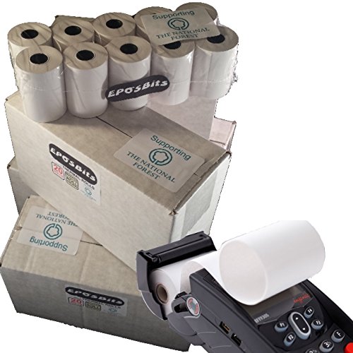 Rouleaux INGENICO ICT220 et EFT930 en taille L pour terminal carte crédit bancaire lot de 100
