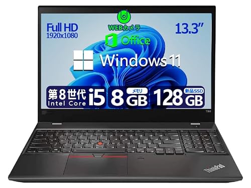 �y�����ςݕi�z �yAmazon.co.jp ����z �m�[�g�p�\�R�� T580��CPU:��8����Core i5/Office����/Windows 11/15.6�^IPS�t��/Type-C/IR�J����×�t��HD/HDMI/�e���L�[���ڃ��f��/�m�[�g�p�\�R�� (