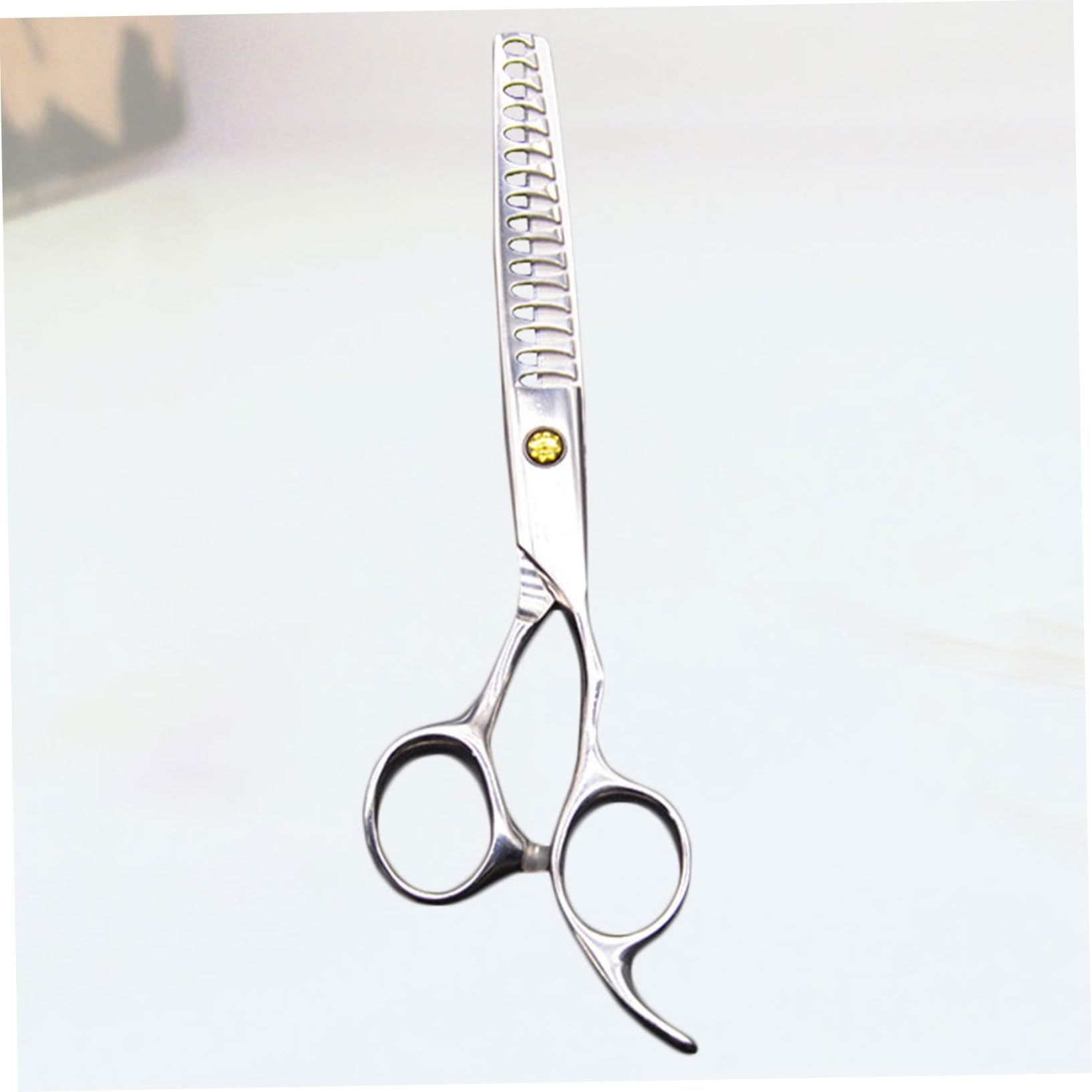Cabilock Tijeras de Peluquería de Acero Inoxidable de 6.0 Pulgadas Diseño Ergonómico y Uso Seguro para Corte de Cabello en Casa y Salón Profesional
