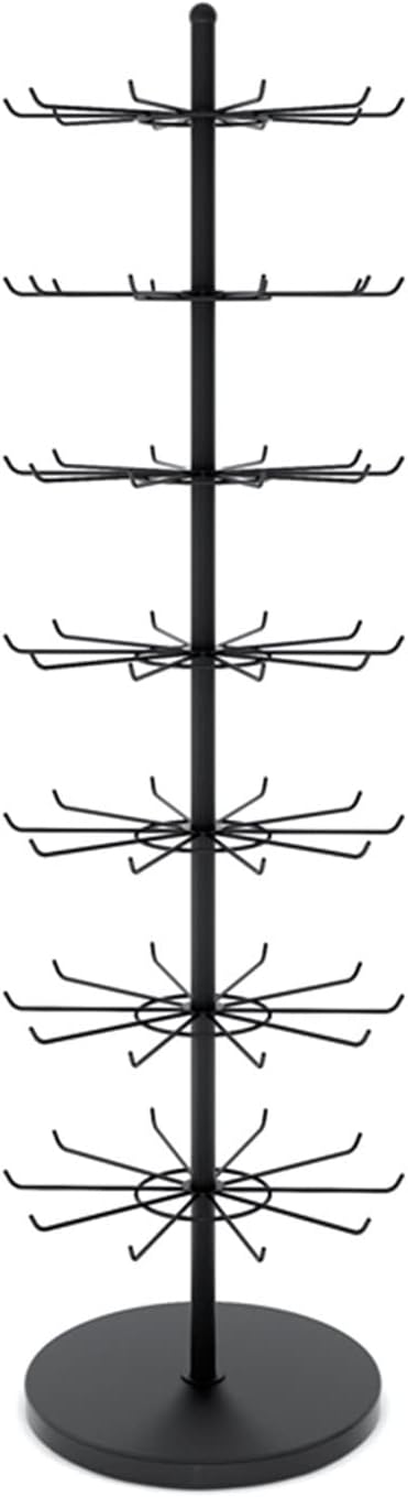 Rotating Display Rack for Jewelry and Accessories, Multifunctional Organizer for Retail Stores and Home Use