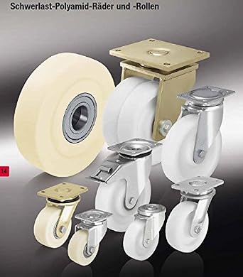 Blickle BH-GSPO 65K Fixed Caster, 2.56 Diameter, 1430 lb