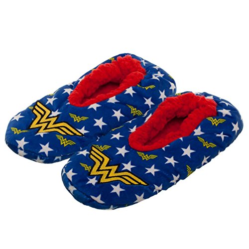 Bioworld DC Comics Wonder Woman Cozy Slippers Licensed (Large/XL)