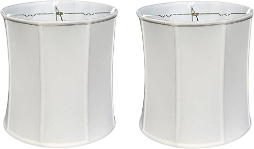 Miniatura 17 de Royal Designs Basic - Pantalla para lámpara de tambor, color blanco, 14 x 15 x 15 pulgadas