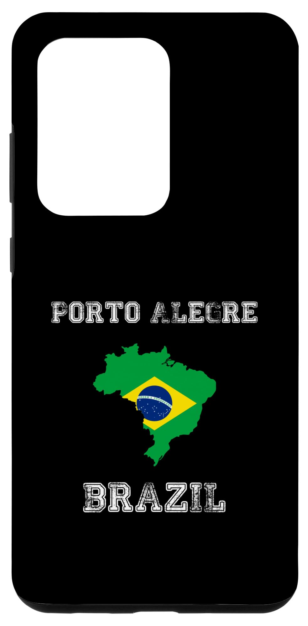 Galaxy S20 Ultra Brazil Distressed Flag Porto Alegre Pride Case