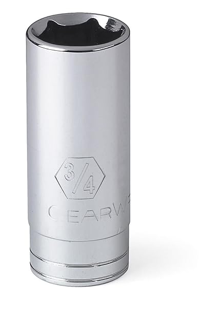GearWrench 80796 1/2-Inch Drive 12 Point Deep Socket 1-1/16-Inch
