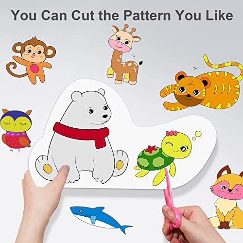 Children's Drawing Paper Roll, 118 * 11.8 inch Coloring Paper Roll for Kids, Children's Drawing Roll DIY Painting Drawing Color Filling Paper Educational Toys for Kids (Animal World) 7 511D8PI9Y L. AC