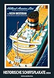 Brillante Reproduktionen alter Reederei-Plakate, die mehr als nur zeitgenössische Werbung darstellen, zeigt der Kalender „Historische Schiffsplakate“. Die Originale der dekorativen Schiffsplakate aus den vergangenen Jahrhunderten sind gesuchte Sammlerobjekte, die auf Auktionen Höchstpreise erzielen.