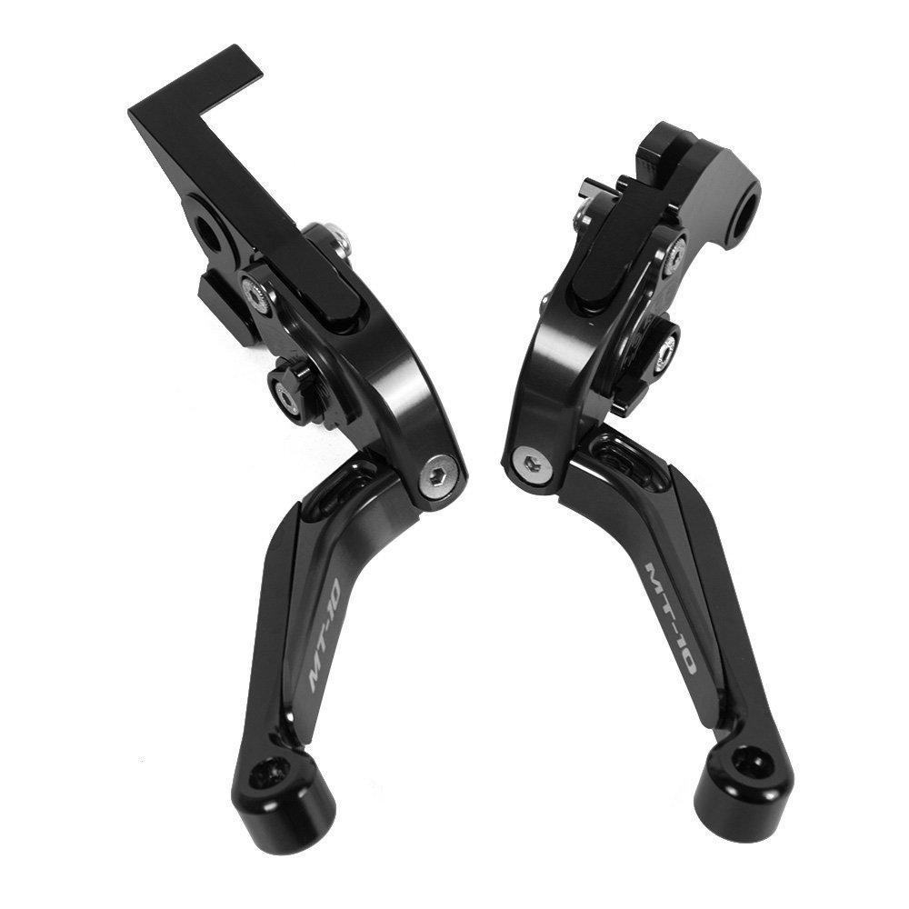 Motorrad Bremse Kupplungshebel, CNC Aluminium Faltbarer und Einstellbarer, für Yamaha MT-10 2016-2018