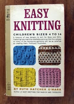 Paperback Easy Knitting (children's sizes 4 to 14) Book