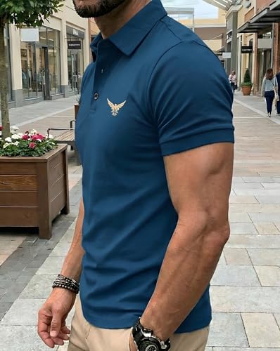 Image of AUSK Polo T-Shirt for Men || Half Sleeves Neck Polos Men Tshirt