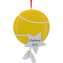 Personalized Tennis Ornament 2026, Ball Shoes Lover Sports
