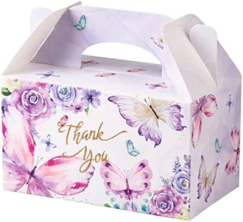 24 Pcs Butterfly Drawstring Bags - Party Favor Goodie Bags For Kids Girls Spring Events