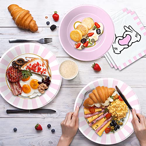 Hipvvild Minnie Birthday Party Supplies Tableware, Minnie Theme Mouse Birthday Baby Shower Decorations Include Plate, Napkin, Cup, Tablecloth, Cutlery, Straw, Minnie Theme Party Decorations | Serve 24 #TOP6