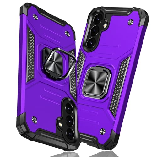 TMUJWS Samsung Galaxy S25 用ケース リング 衝撃吸収 耐衝撃 TPU+PCバンパー 二重構造 米軍MIL規格 全面保護カバー 滑り防止 車載ホルダー対応 擦り傷防止 滑り止め 軽量 薄型 ギャラクシー s25 用ケース 6.2イン