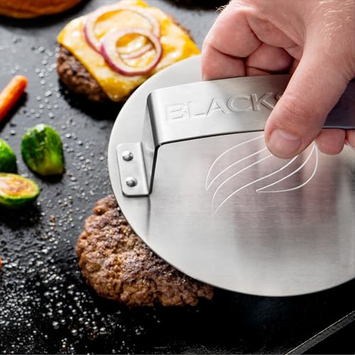 image for Blackstone Smash & Sear Press – Smash Burger Tool for Griddle, Grill
