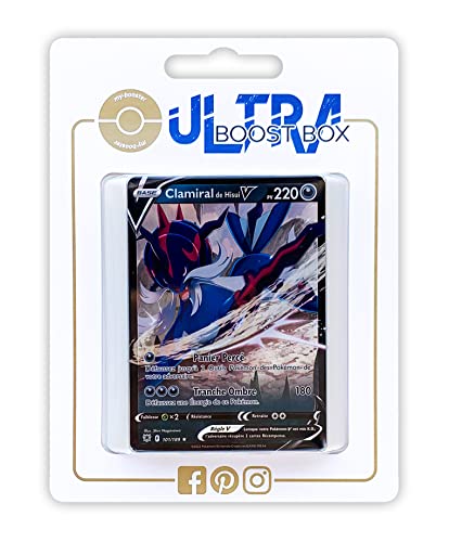 Clamiral de Hisui V coffret de 10 cartes Pokémon françaises Épée et Bouclier 10