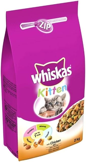 Whiskas Dry Kitten with Chicken (2Kg)