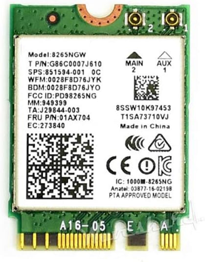 50% Off Discount Coolwell Waveshare AC8265 Wireless NIC Module for Jetson Nano(B01) Onboard Intel 8265AC Chip 2.4G / 5G Hz Dual Band WiFi Bluetooth 4.2 IPEX Connector Support Linux, Windows 10/8.1/8/7 One-Day Sale: Up to 80% Off Coolwell Waveshare AC8265 Wireless NIC Module for Jetson Nano(B01) Onboard Intel 8265AC Chip 2.4G / 5G Hz Dual Band WiFi Bluetooth 4.2 IPEX Connector Support Linux, Windows 10/8.1/8/7